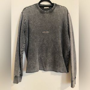 Saint Laurent Classic Sweatshirt, very good condition, acid wash grey color.